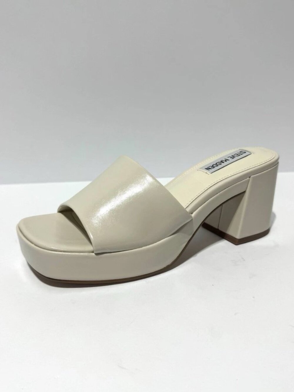 Steve Madden Womens Islah Sandals Bone Size 7 M